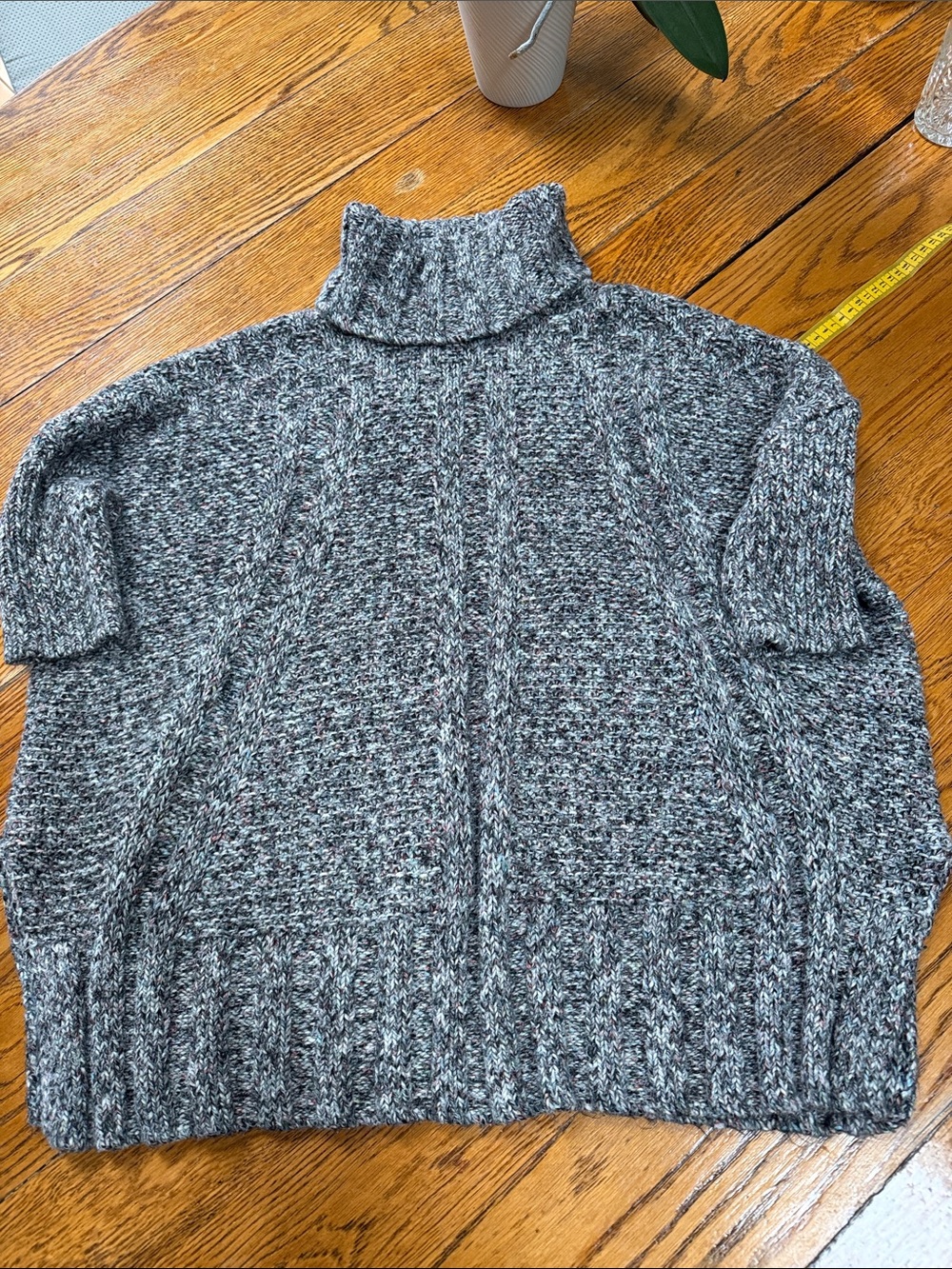 Matilda Jane Gray knit pullover turtleneck sweater.Good condition. Size XS